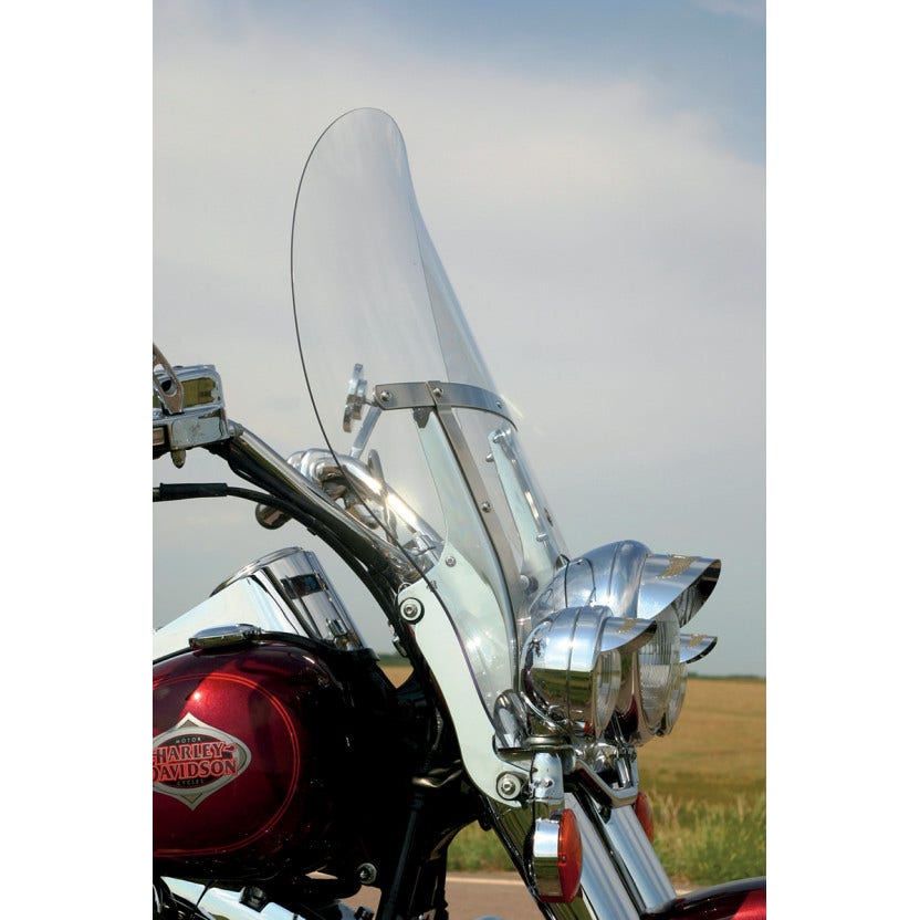 Klock Werks Clear 20 Flare Billboard Replacement Windshield Harley Softail 00-17