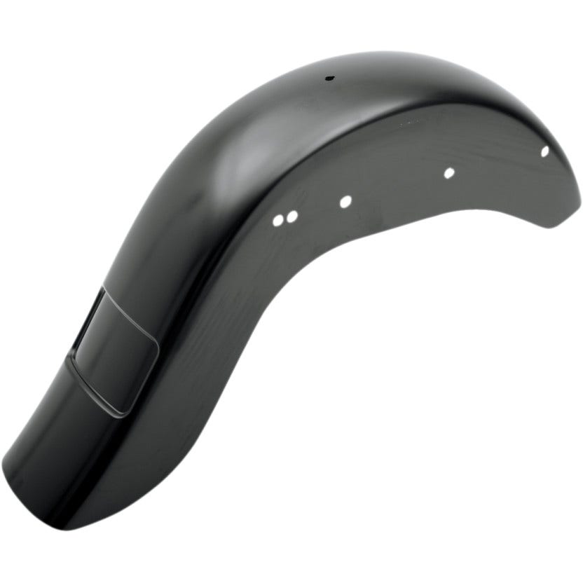 Klock Werks 4" Stretched Rear Fender w/ Frenched Plate Pocket Harley Softail