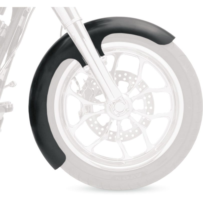 Klock Werks Tire Hugger Wrapper Front 19" Fender RAW Blocks Harley Dyna FXD