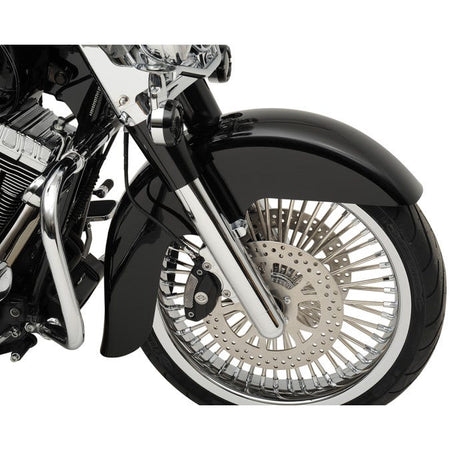 Slik 6 Chrome Custom Mag Front 21" 17" Rear Wheels Tires Package Harley FLH 09-13
