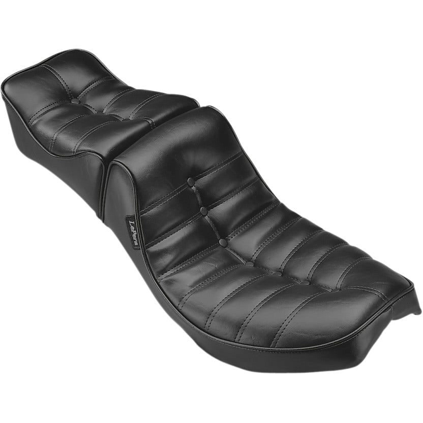 Le Pera L-179 Series II Regal Black Plush 2 up Seat Harley FLH FL FX 64-84