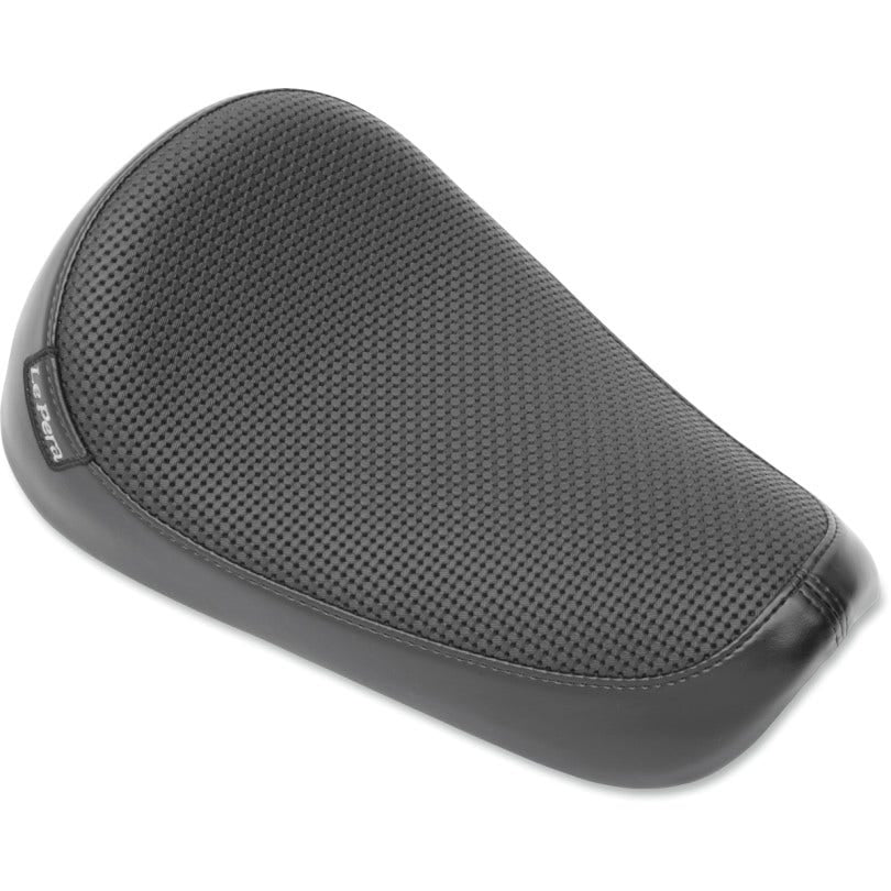 Le Pera Slihouette Black Basket Weave Solo Seat 4 Harley 86-03 XL Models