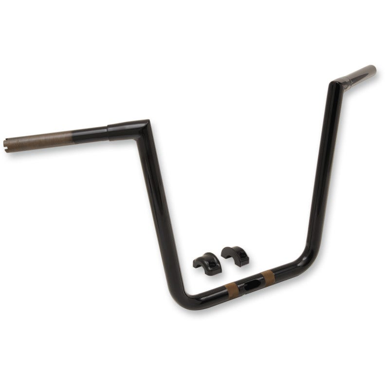 LA Choppers Black 10" Hefty 1-1/4" Twin Peaks Handlebars Harley FLTRX 15-17