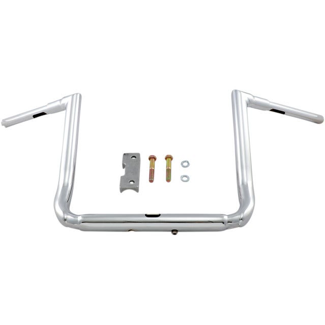 La Choppers Chrome 14" Grande Twin Peaks 1 1/2" Handlebars Apes Harley FLH 14-20