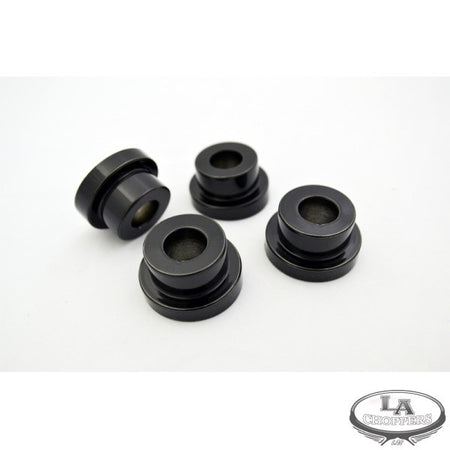 La Choppers Triple Tree Black 5 Degree Angled Rider Bushing Kit for Harley | LA-7400-00B