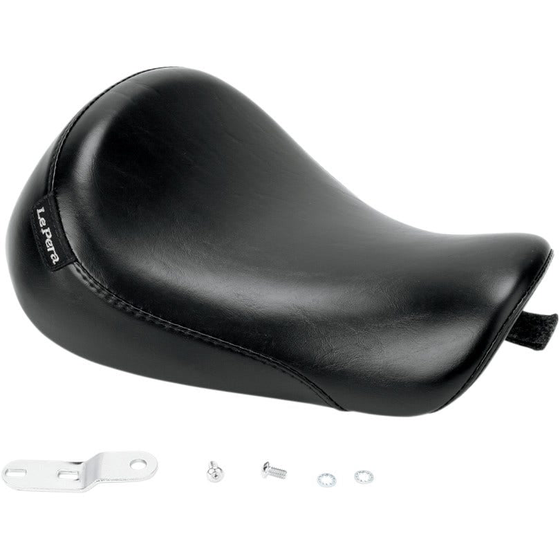 Le Pera Silhouette Smooth Solo Seat 4 Harley 04-06/10-22 XL W/4.5 Gal Tank