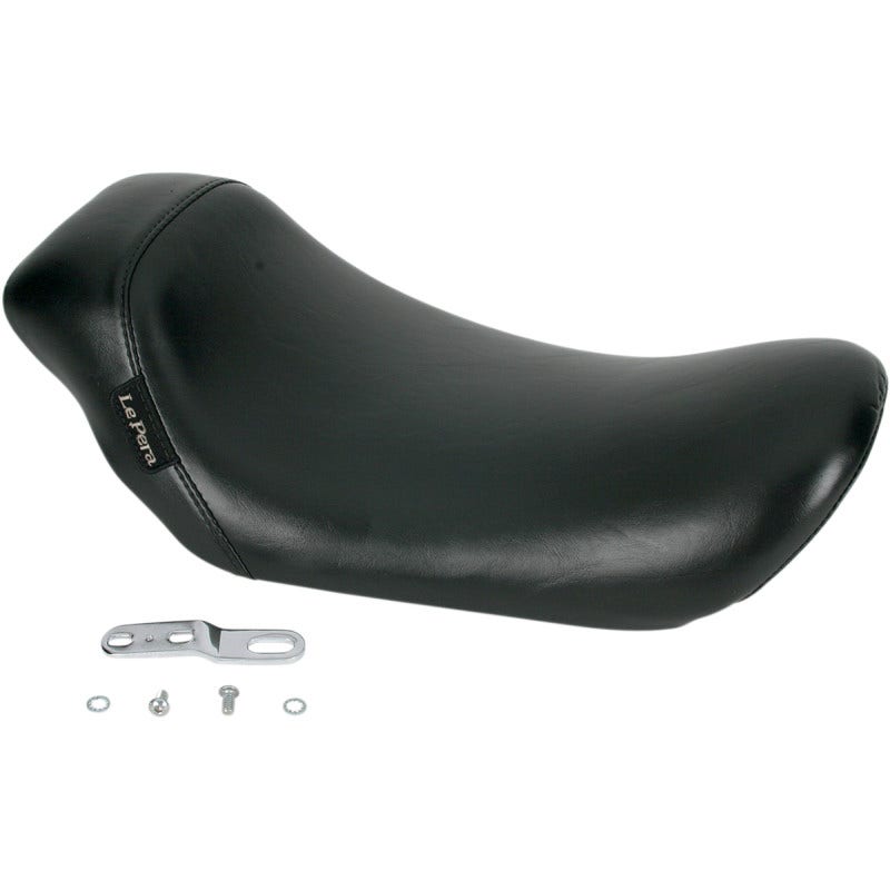 Le Pera LF-001 Smooth Vinyl Bare Bones Solo Seat for Harley 04-05 Dyna FXD