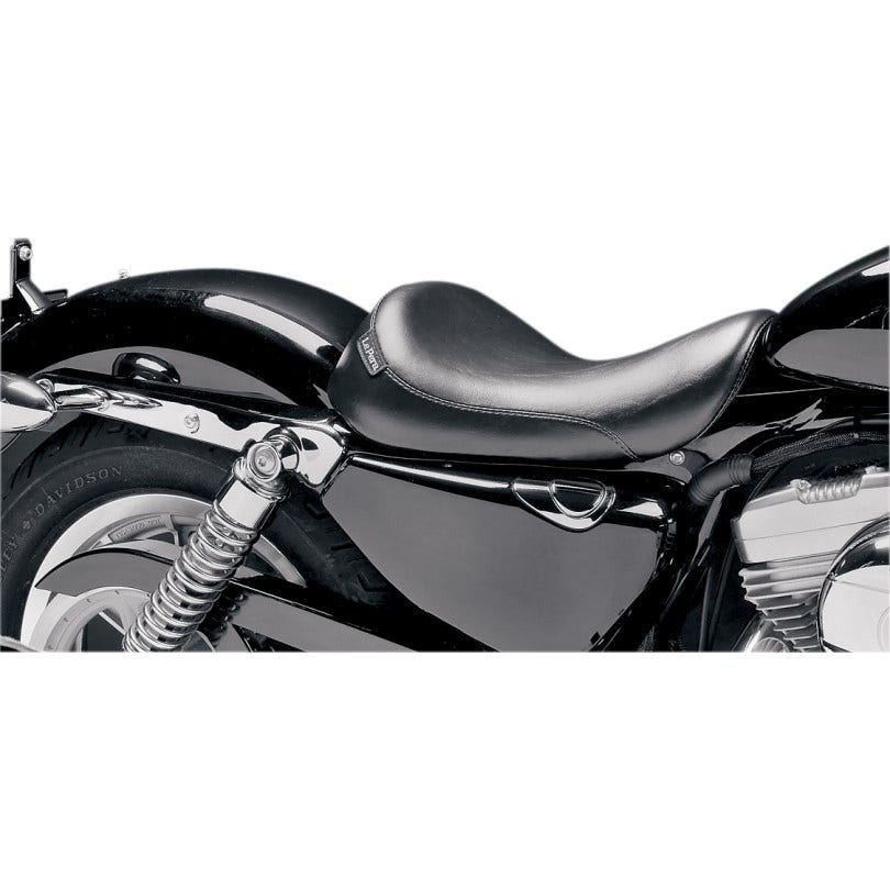 Le Pera Silhouette Black Vinyl Solo Seat For Harley-Davidson XL 04-06 / 10-15 | LF-856