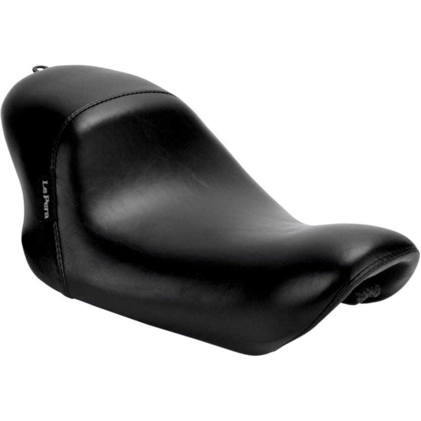 Le Pera Bare Bones Series Black Smooth Solo Seat 4 Harley 07-09 XL W/3.3 Gal Tank