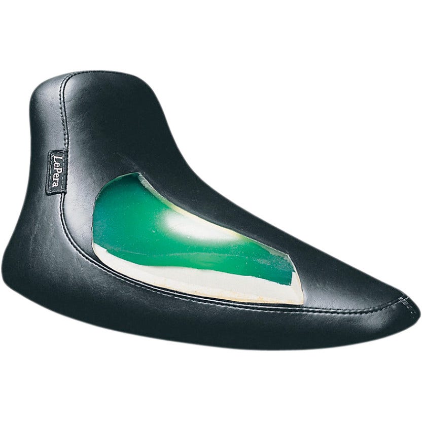 Le Pera LGN-007 Smooth Black w/ Biker Gel Bare Bones Solo Seat 84-99 FXST FLST