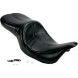 Le Pera LH-957 2 Up Black Maverick Seat 1 Piece Touring Harley FLH 02-07