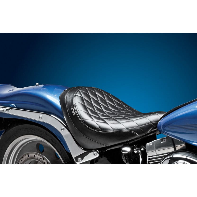 Le Pera LK-010 SP DM Diamond Sanora Solo Seat Harley 06-10 FXST 07-17 FLSTF