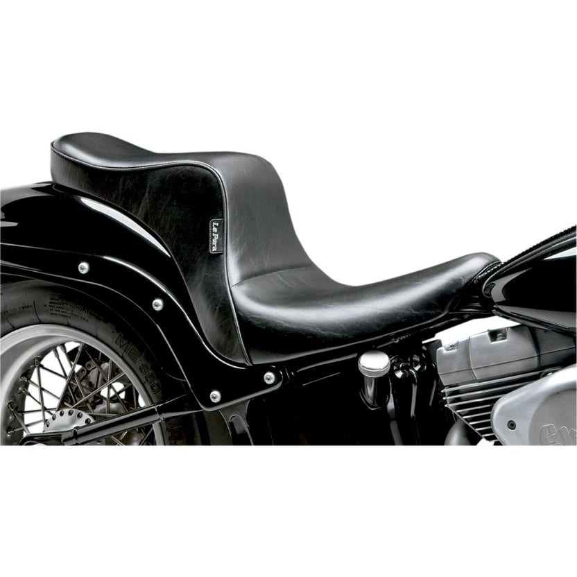 Le Pera LK-020 Smooth Cherokee 2 Up Seat Harley Softail 06-10 FXST 07-17 FLSTF