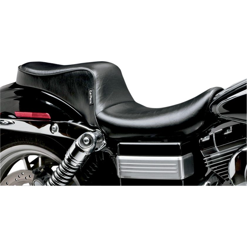 Le Pera LK-021 Black Smooth Stitch Cherokee 2 Up Seat Harley Dyna FXD 06-17