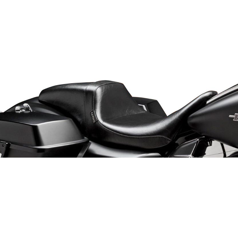 Le Pera LK-557 BW Basket Weave Daytona Sport Full Seat Harley FLH/T 08-23