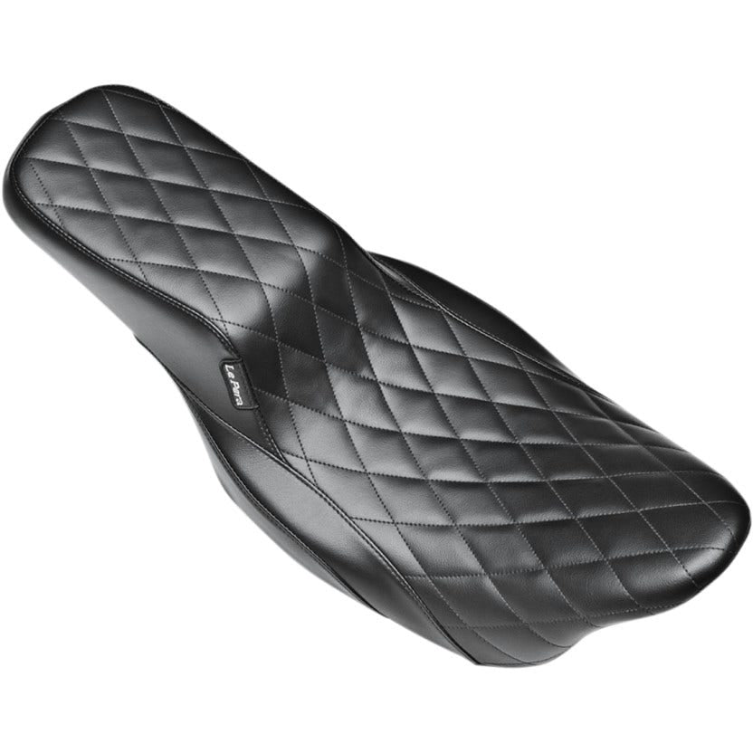 Le Pera LK-777 DM Black Diamond Stitched Nomad II 2-Up Seat Harley Touring 08-23