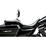 Le Pera LK-957 2 Up Black Maverick Seat 1 Piece Touring Harley FLH 08-23
