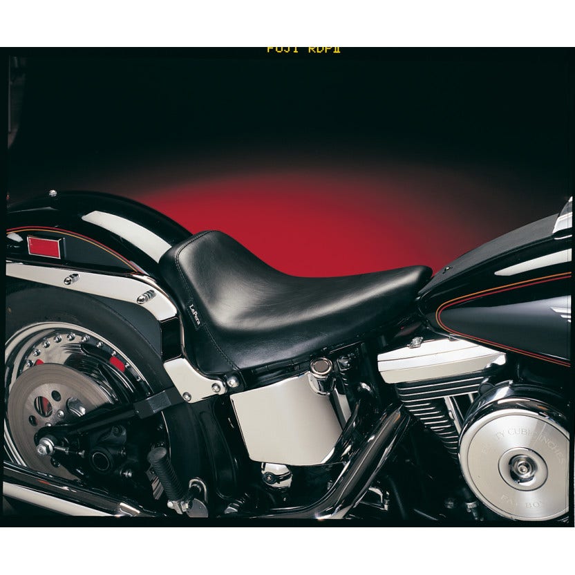 Le Pera LN-007 Black Stitch Bare Bones Solo Seat 84-99 Softail FXST FLST