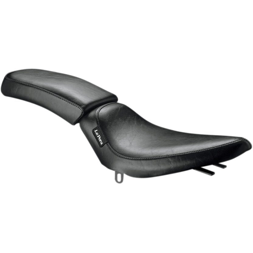 Le Pera LN-852 Smooth Black Solhouette Series Solo Seat Harley Big Twin 64-84