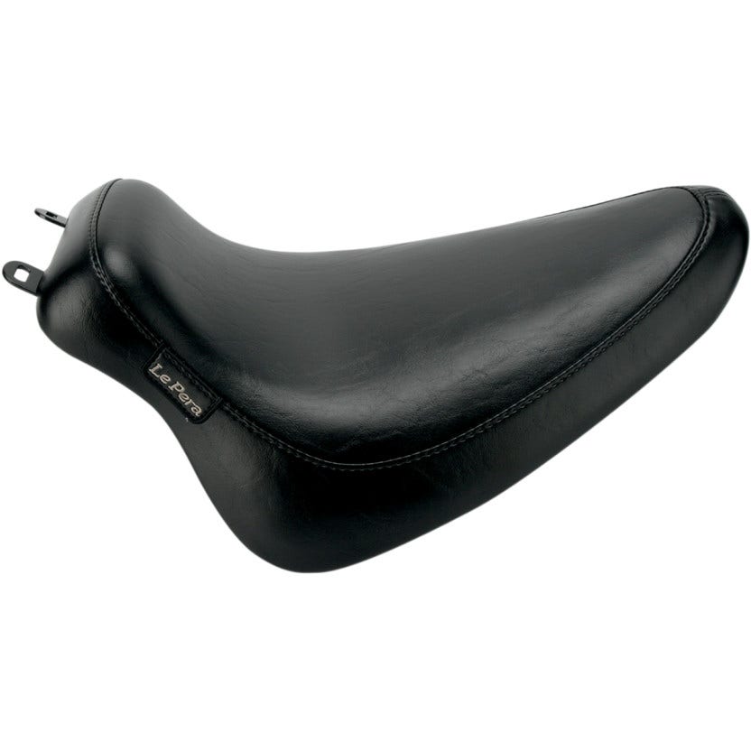 Le Pera Smooth Black LK-850 Silhouete Solo Seat Harley Softail 08-17 FLSTC/N