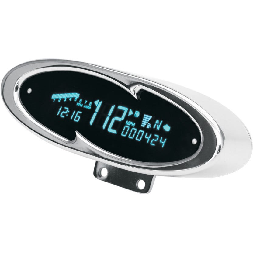 Dakota Digital MCV-7100 Chrome Wave 7000 Series Speedometer Tachometer