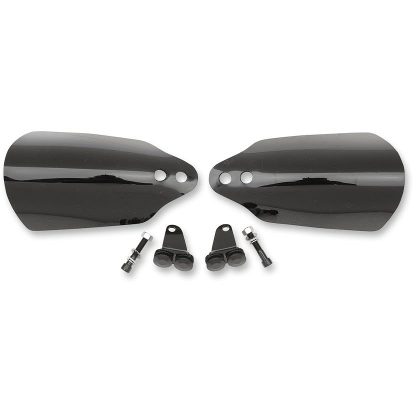 Memphis Shades MEB7218 Black Opaque Finish Hand Guards Harley Street Glide 14-18