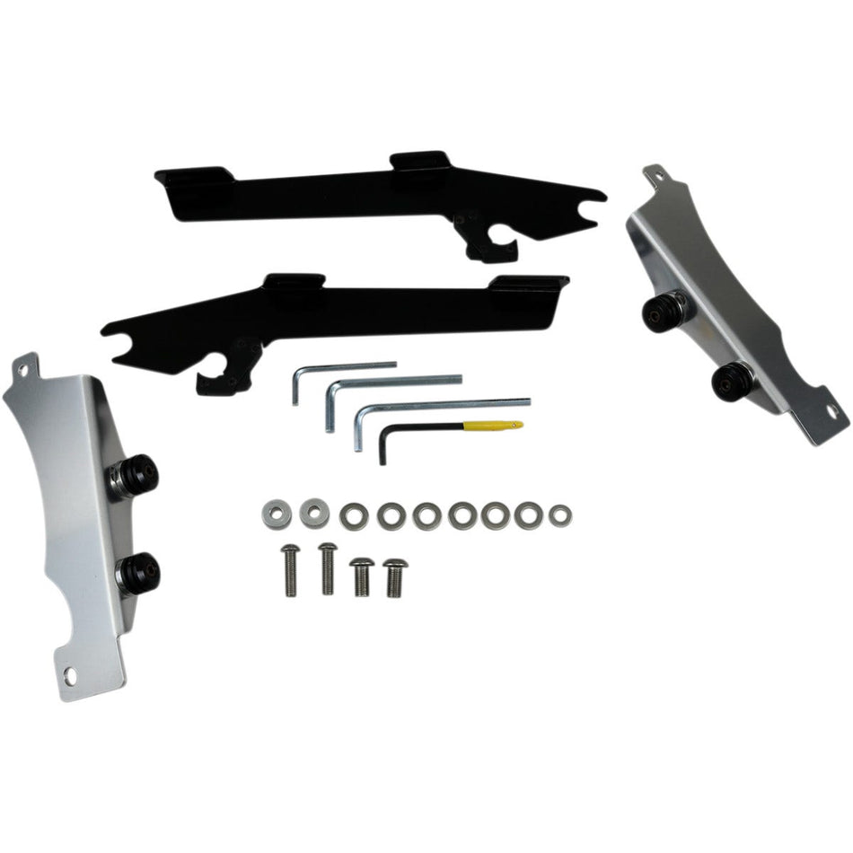 Memphis Shades Black Trigger-Lock Mount Batwing Fairing Yamaha V-Star XVS1300