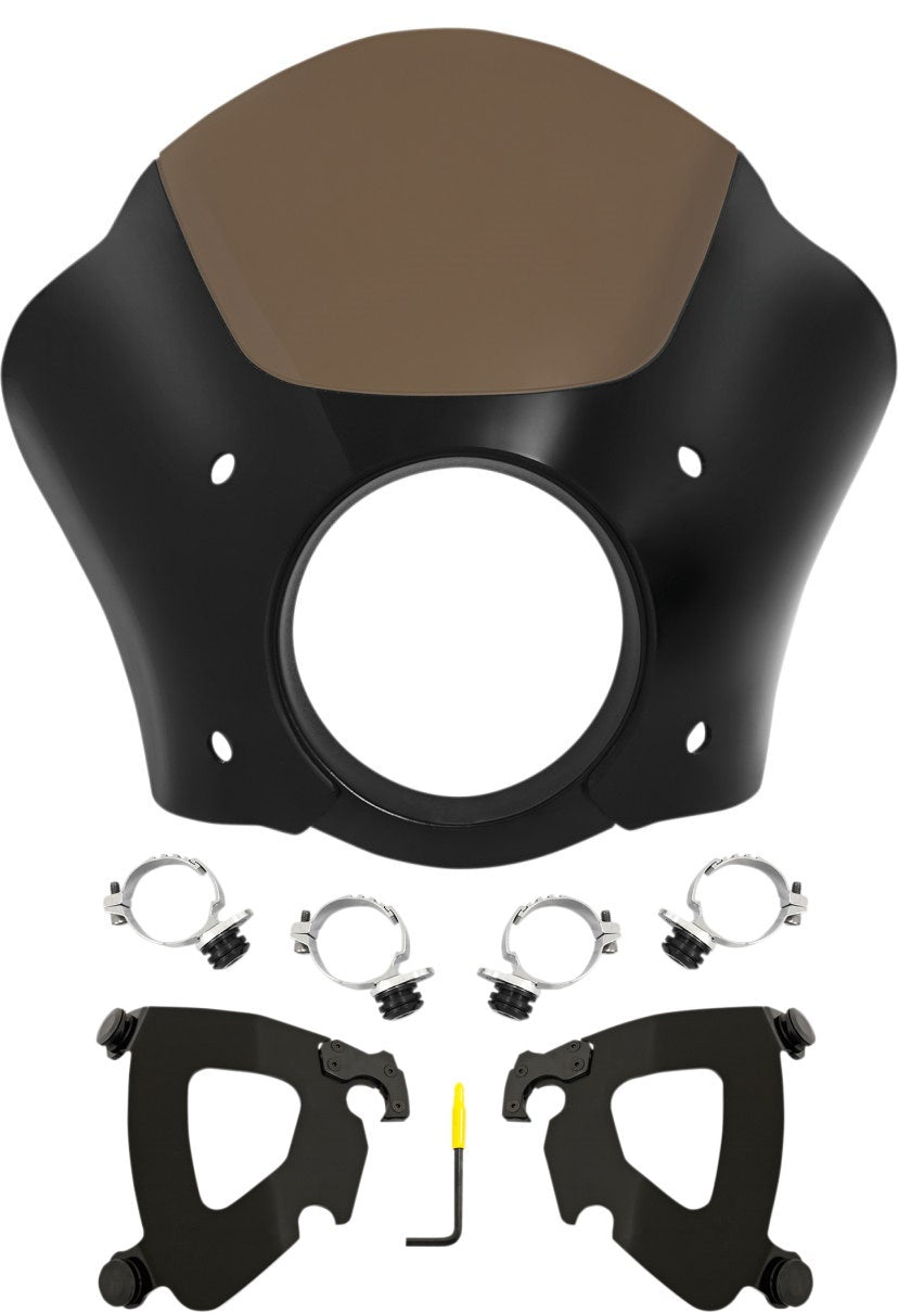 Memphis Shades Gauntlet Detachable Fairing Kit Softail Low Rider FXLR 2018 - BLK