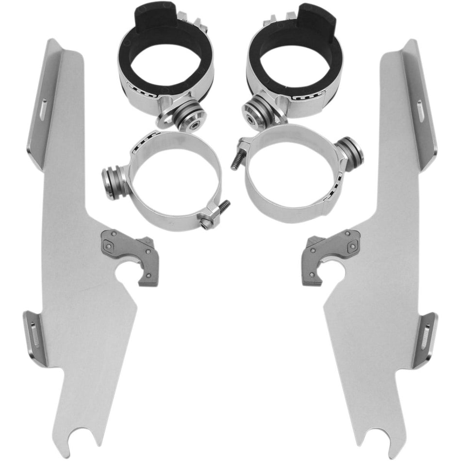 Memphis Shades Polished Trigger-Lock Mount Batwing Fairing Yamaha XVS1100 Classic