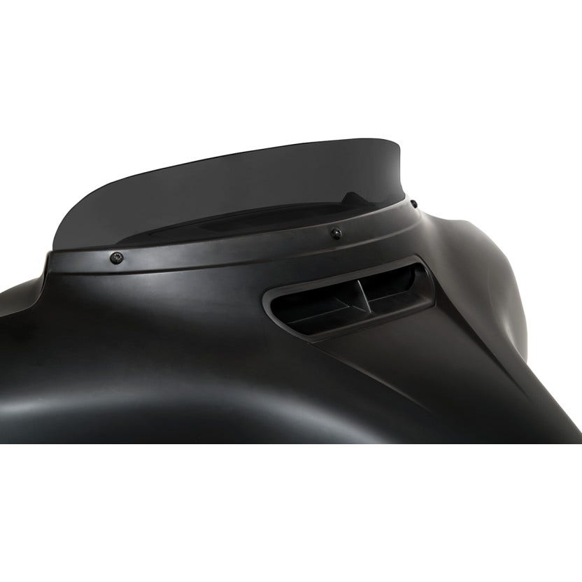 Memphis Shades 3" Smoke Spoiler Windshield for OEM Harley Batwing Fairing 14-23