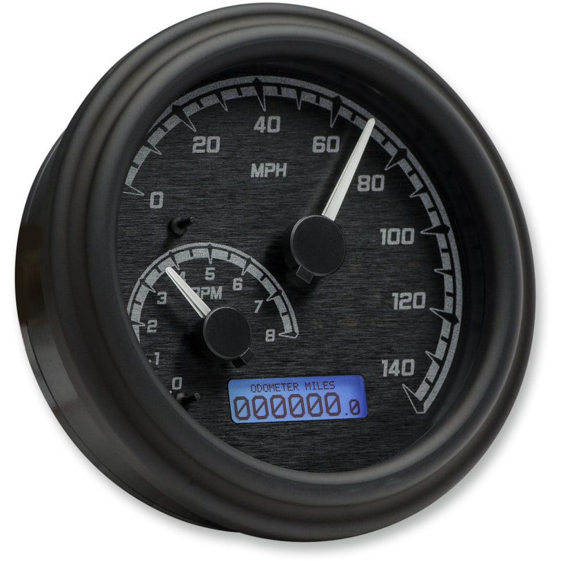 Dakota Digital MVX-2002-KG-K Black/Gray & Black MVX Gauge Speedo Tach HD 96-03