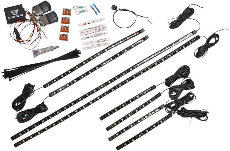 Custom Dynamics MWZ-OR-SNOW-02 LED Accent Light Kit Snowmobile Full SLED Lights