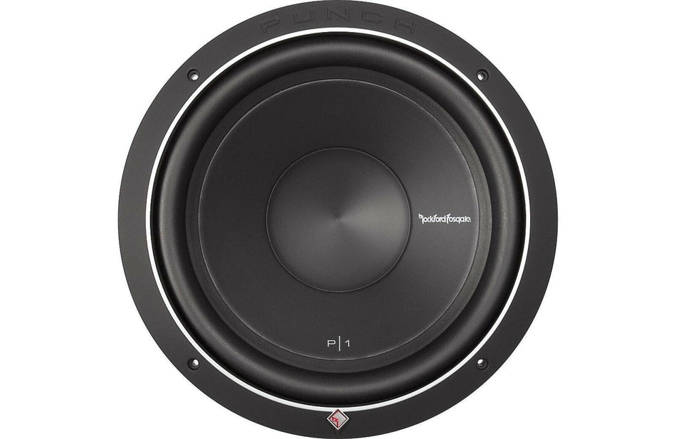 Rockford Fosgate P1S4-10 Punch P1 10" 500 Watt 4-Ohm SVC Car Audio Subwoofer Sub