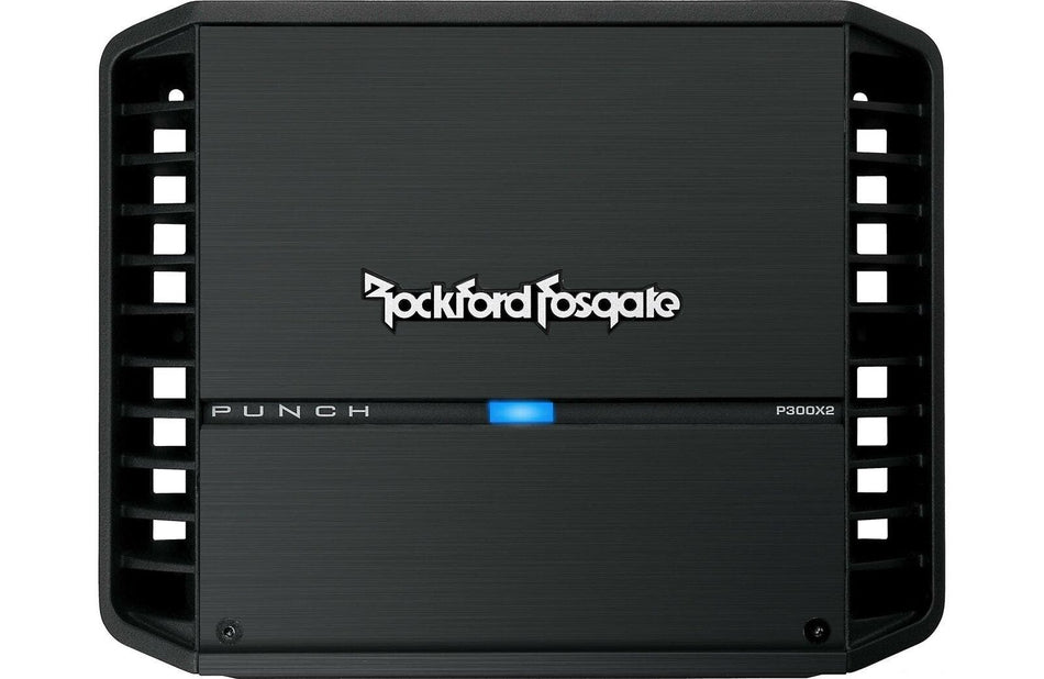 Rockford Fosgate P300X2 Punch 300 Watt 2 Ch. Car Stereo Full Range Amplifier