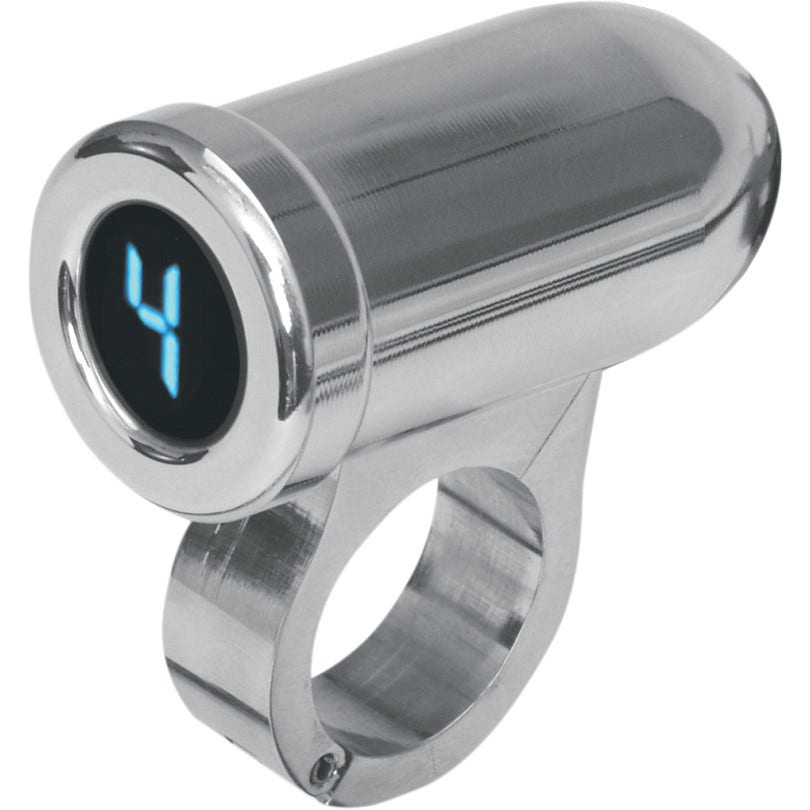 Dakota Digital PGR-1100 Chrome Blue LED Auto Programming Gear Indicator 1" Bar
