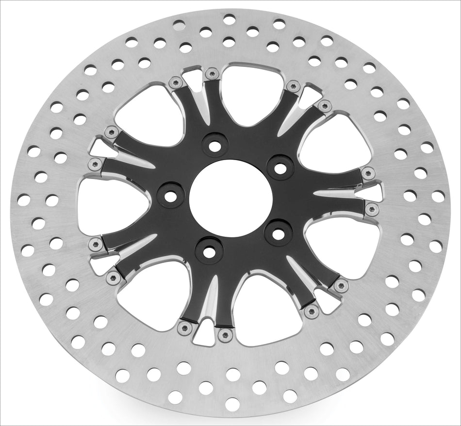 Performance Machine Heathen Paramount Black Platinum Rear 11.8" Brake Rotor Harley