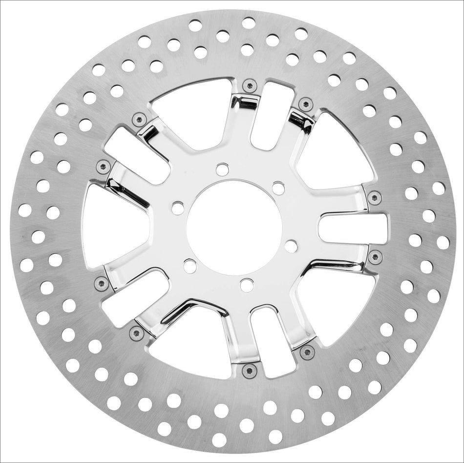 Performance Machine PM Dixon Chrome Rear 11.8" Brake Rotor Harley