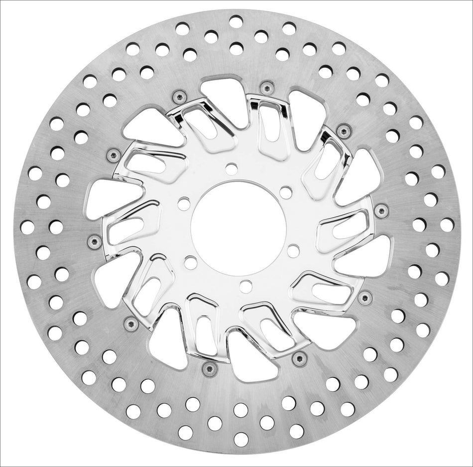 Performance Machine PM Supra Chrome 11.8 Right Rear Brake Rotor Harley