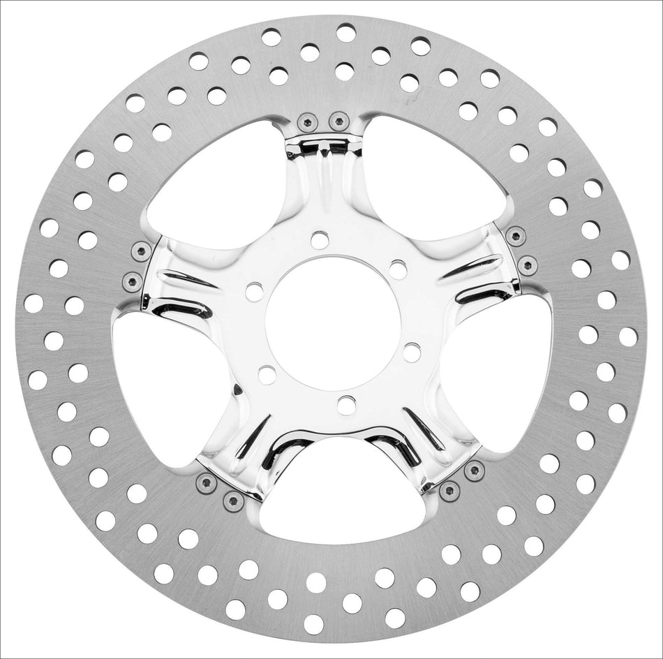 Performance Machine PM Wrath Chrome 11.8 Left or Right Front Brake Rotor Harley