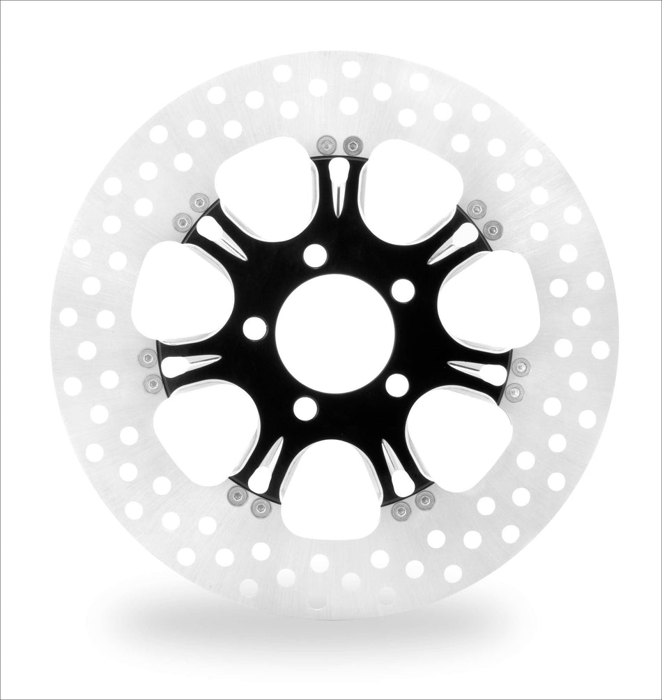 Performance Machine Virtue Black Platinum Cut 11.8 Right Rear Brake Rotor Harley