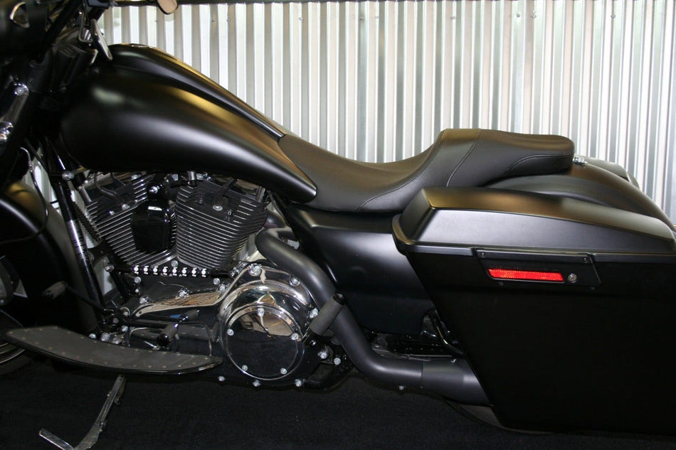 Paul Yaffe Stretched Tank 2-Up Seat For 08+ for Harley Touring by Danny Gray STK08 | PYO-STK08-1