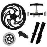 RC Components 23" Wheel Tire Rotor w/ Raked Triple Trees Lowers & Sliders
