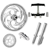 RC Components 23" Wheel Tire Rotor w/ Raked Triple Trees Lowers & Sliders