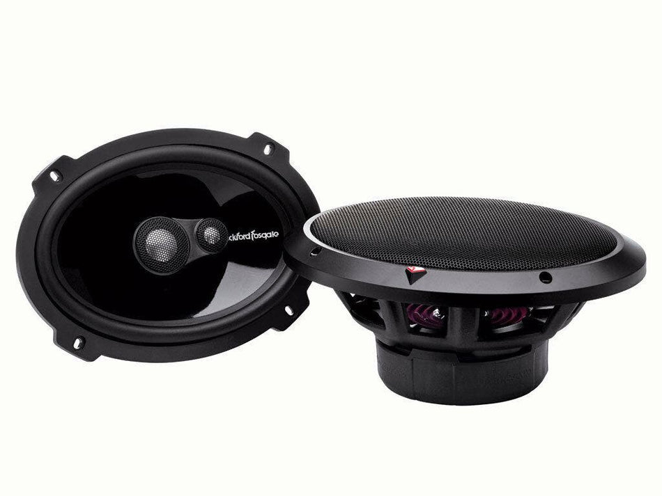 Rockford Fosgate T1693 Power 6x9" 200W 4-Ohm 3-Way Full Range Car Audio Speakers
