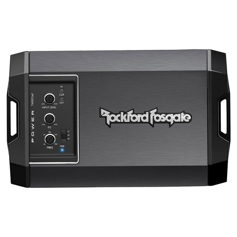 Rockford Fosgate T400X2ad Power 400 Watt 2 Ch. Full Range Car Stereo Amplifier