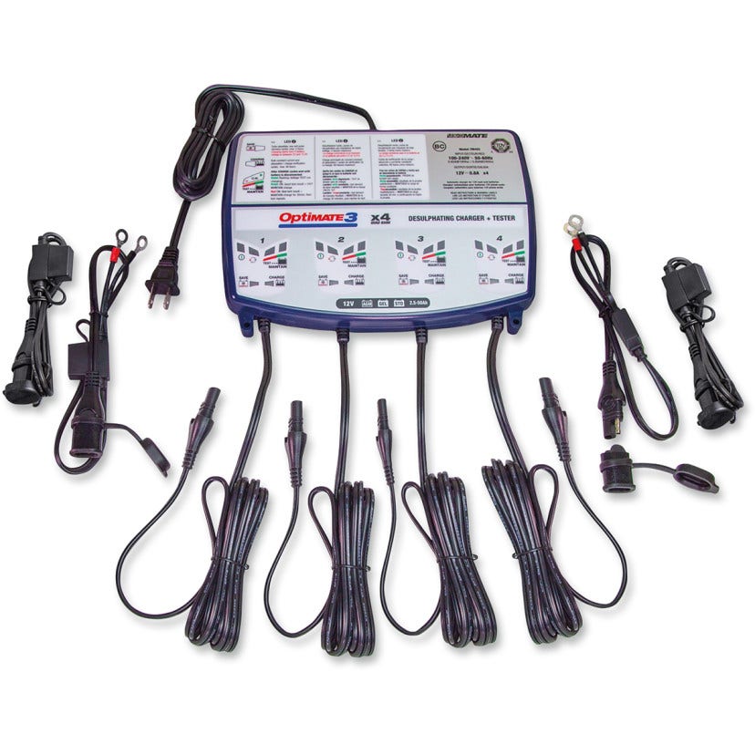 Optimate 3 x  4 Multi-Bank 12V Battery Charging Maintanence Tender System
