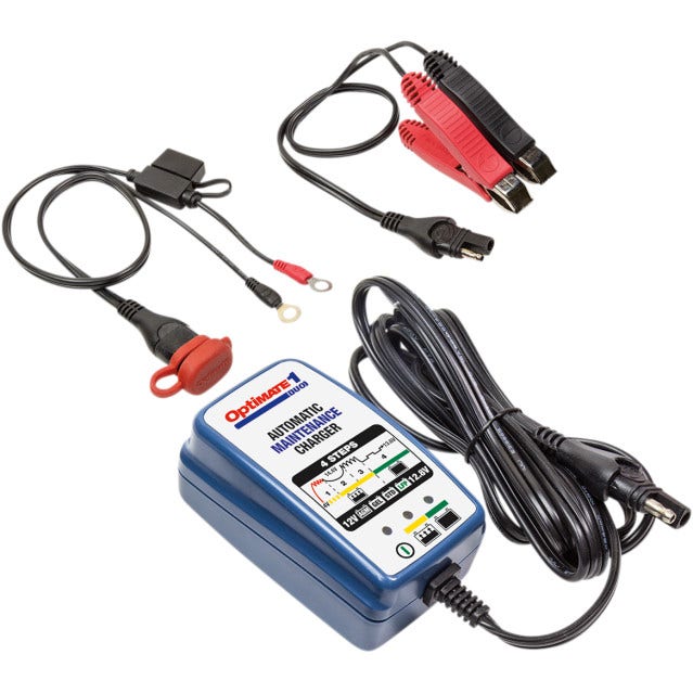 Tecmate Optimate TM-409 1 DOU Maintain Charger 12V Lead Acid or Lithium Battery