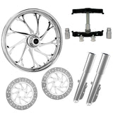 RC Components 23" Wheel Tire Rotor w/ Raked Triple Trees Lowers & Sliders