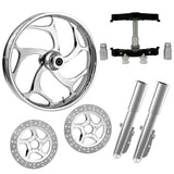 RC Components 23" Wheel Tire Rotor w/ Raked Triple Trees Lowers & Sliders