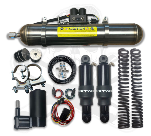 Dirtyworks Dirty Air "El Grande" Front and Rear Fast-Up System for Harley Trike